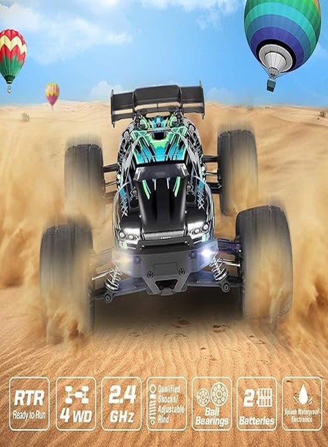 VIKINGS Rc Cars, 4Wd Off Road Monster Truck, 35Km/H High Speed Remote Control Car for Kids Adults 1:18 Scale 2.4Ghz All Terrain Rc Truck, Monster Stunt Off Road Vehical Multicolor - Image 2